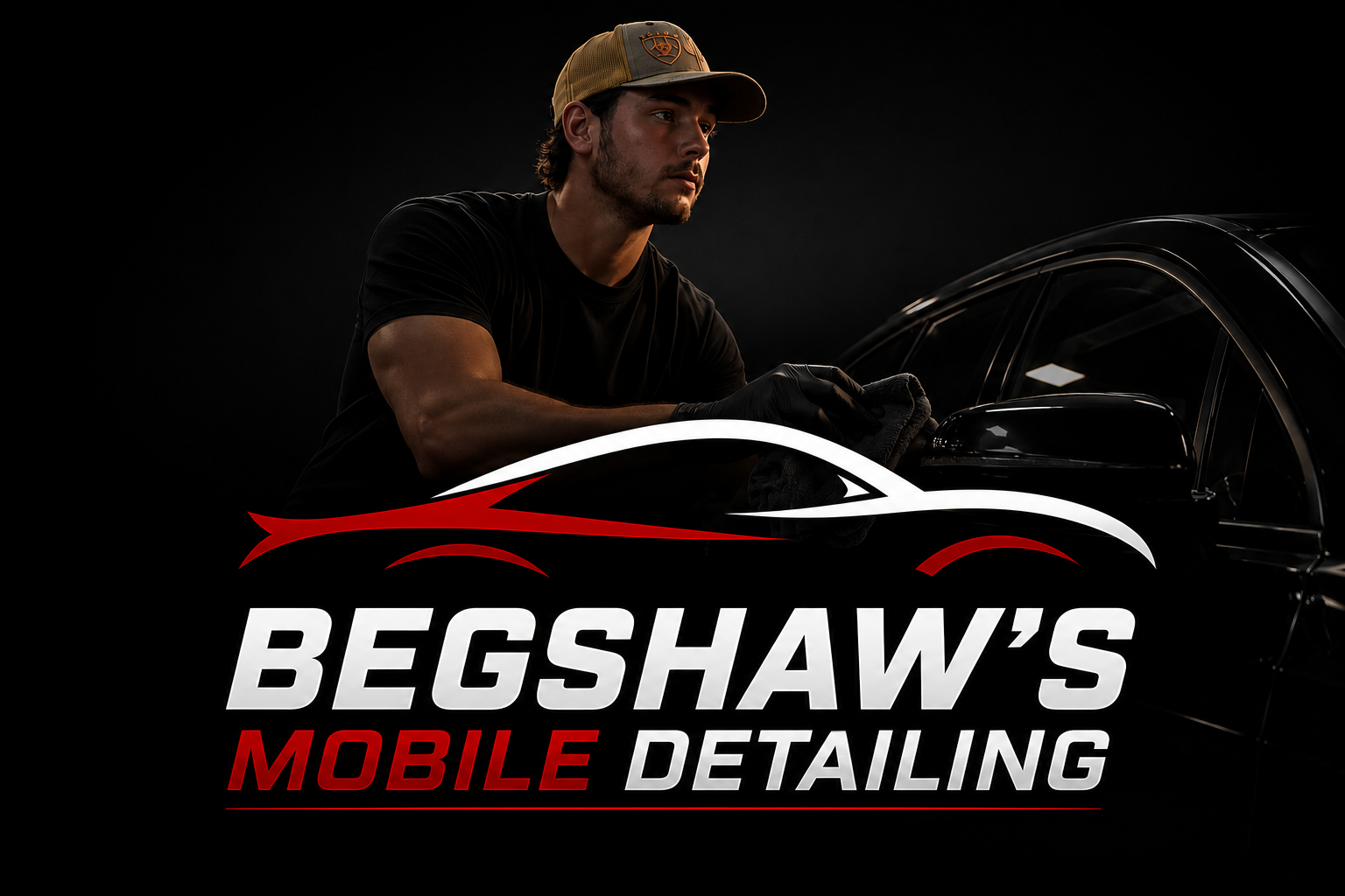 Professionally detailed luxury vehicle